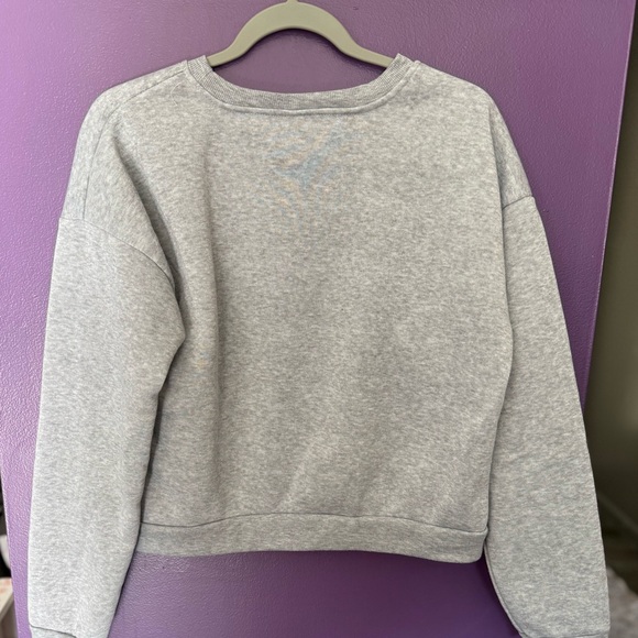 Gray Skeleton Print Women's Sweater - Picture 4 of 4